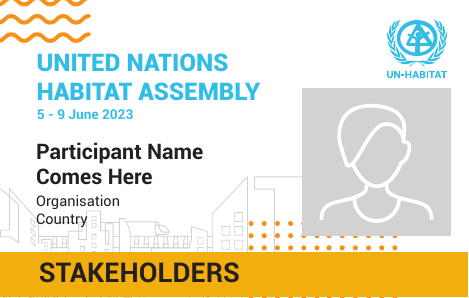 UNHA2 Stakeholders badge design