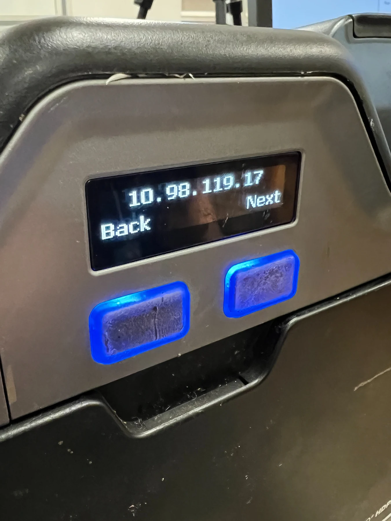 Badge printer configured for UNHA2