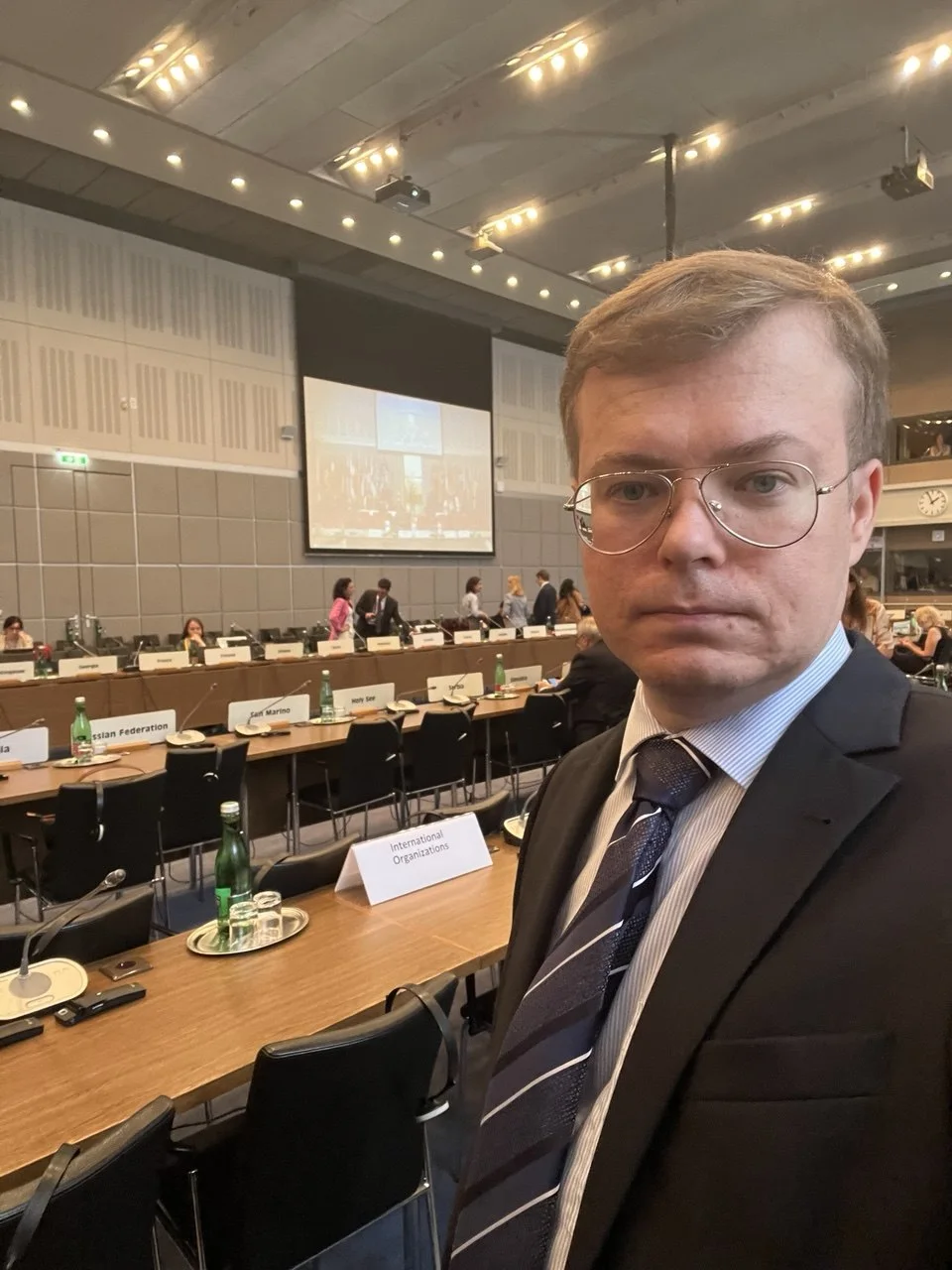 Aleksandr Shestakov supporting the ODIHR Meetings Platform during a live meeting